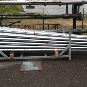 Gegalvaniseerde conische stalen masten 4m